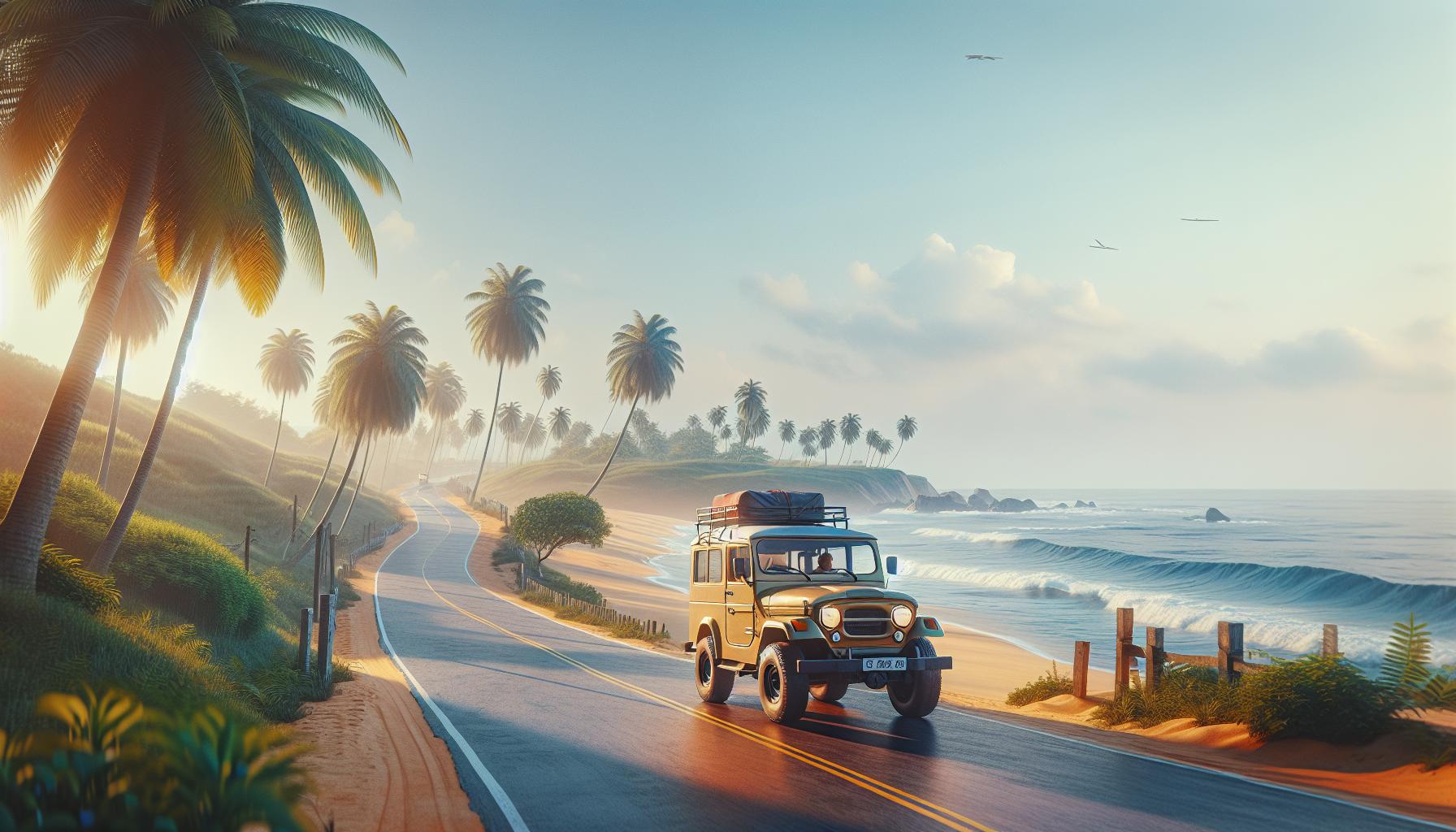 scenic-coastal-road-adventure-driving-vehicle-palm-trees-sunset