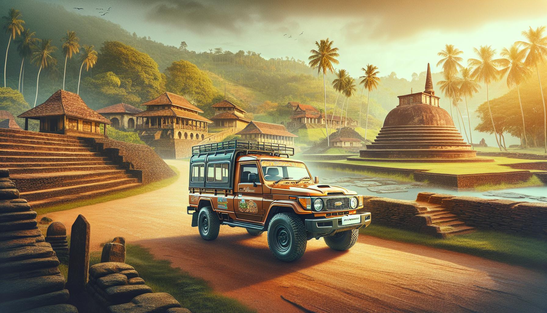scenic-landscape-with-offroad-vehicle-and-historical-architecture