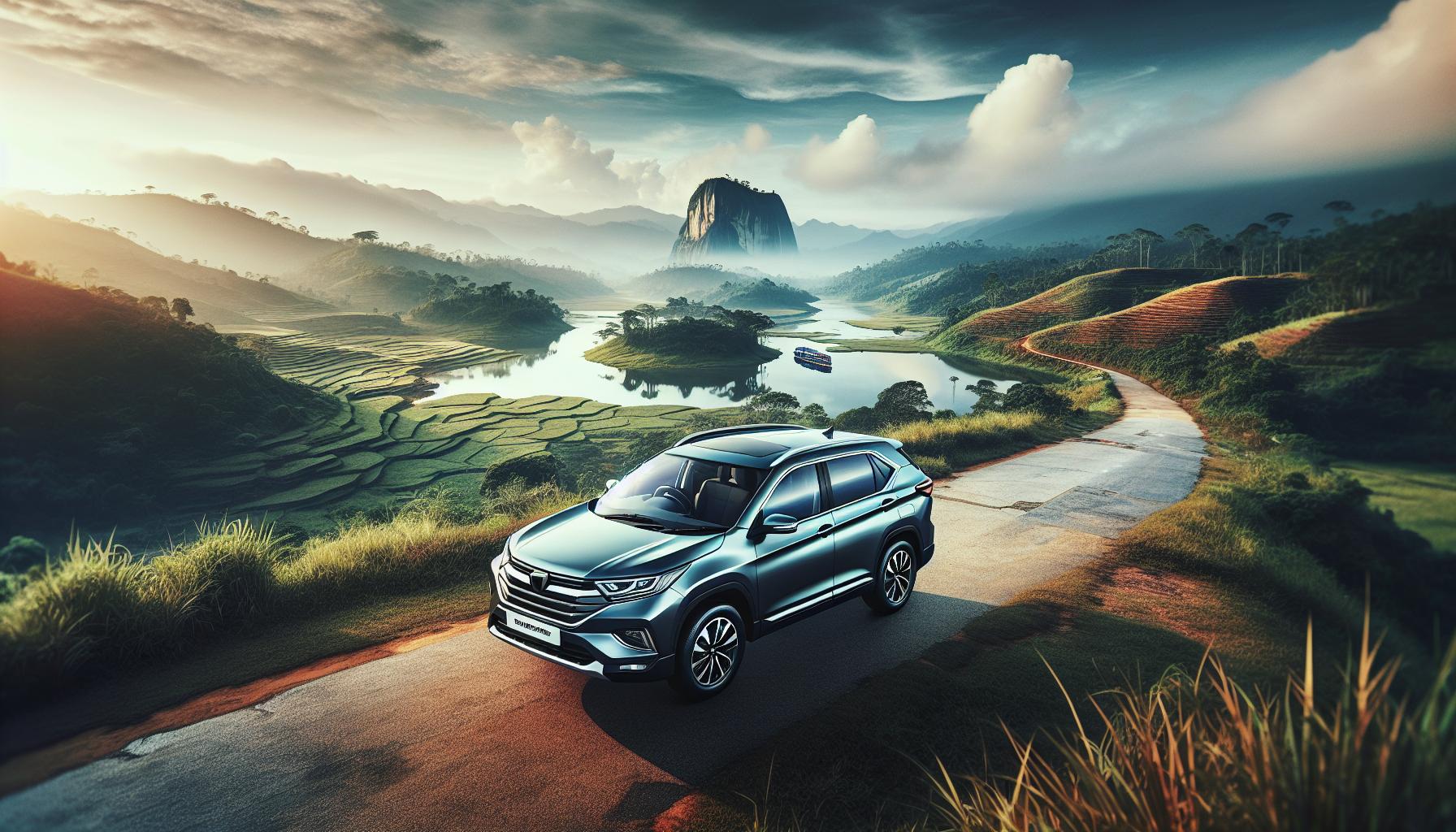 scenic-landscape-with-suv-on-winding-road-near-lake-and-mountains
