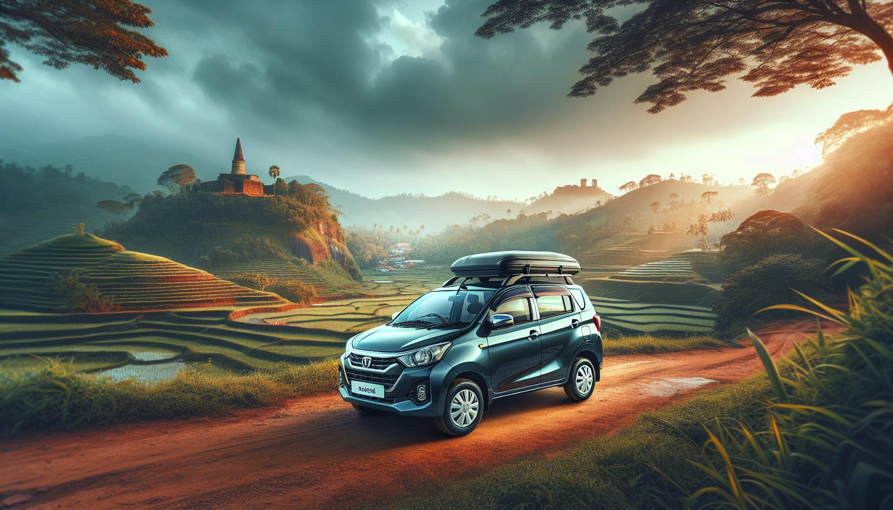 scenic-view-of-a-car-in-a-natural-landscape-with-rice-terraces-and-mountains