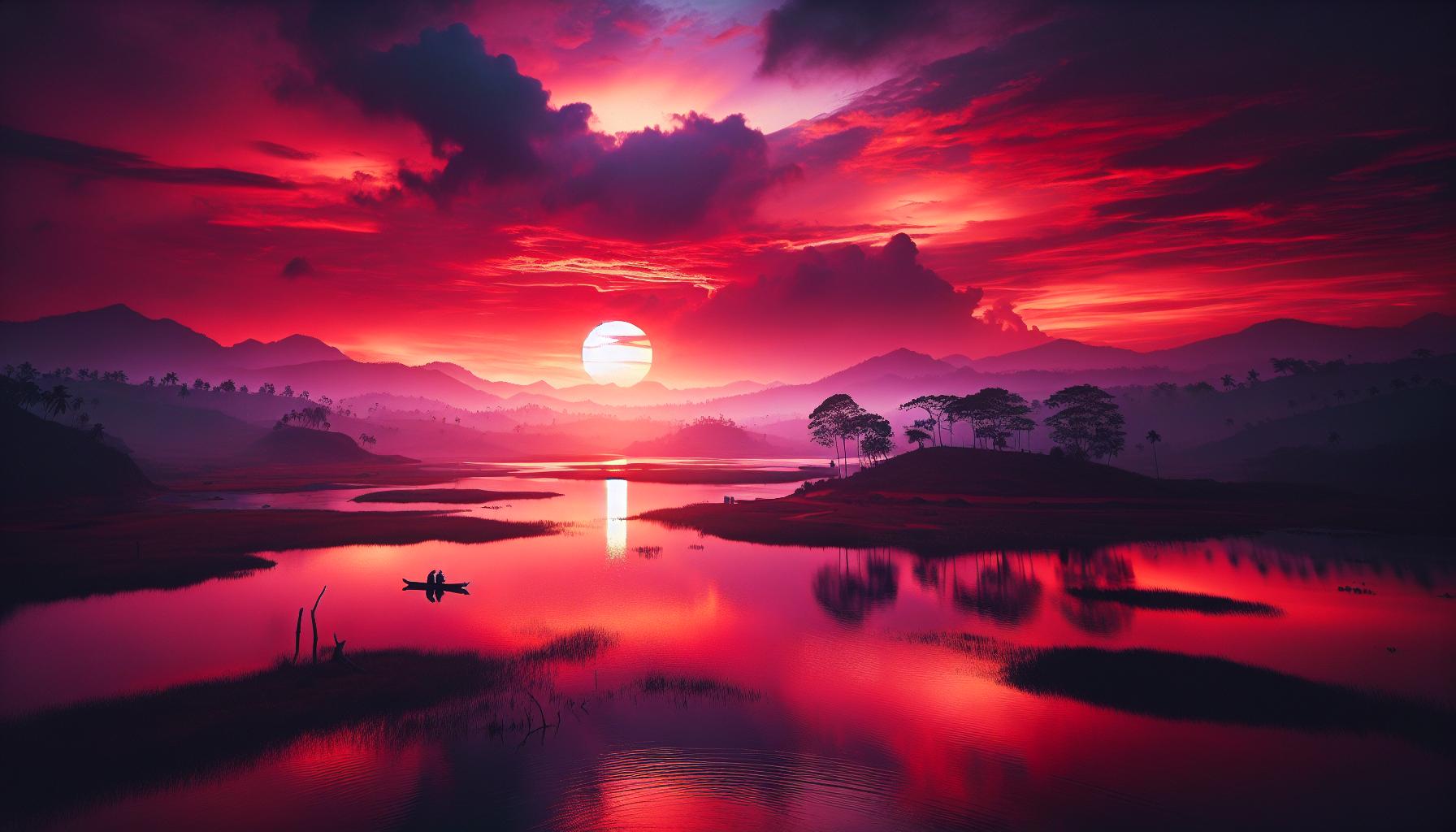 serene-sunset-over-mountain-lake-with-reflections