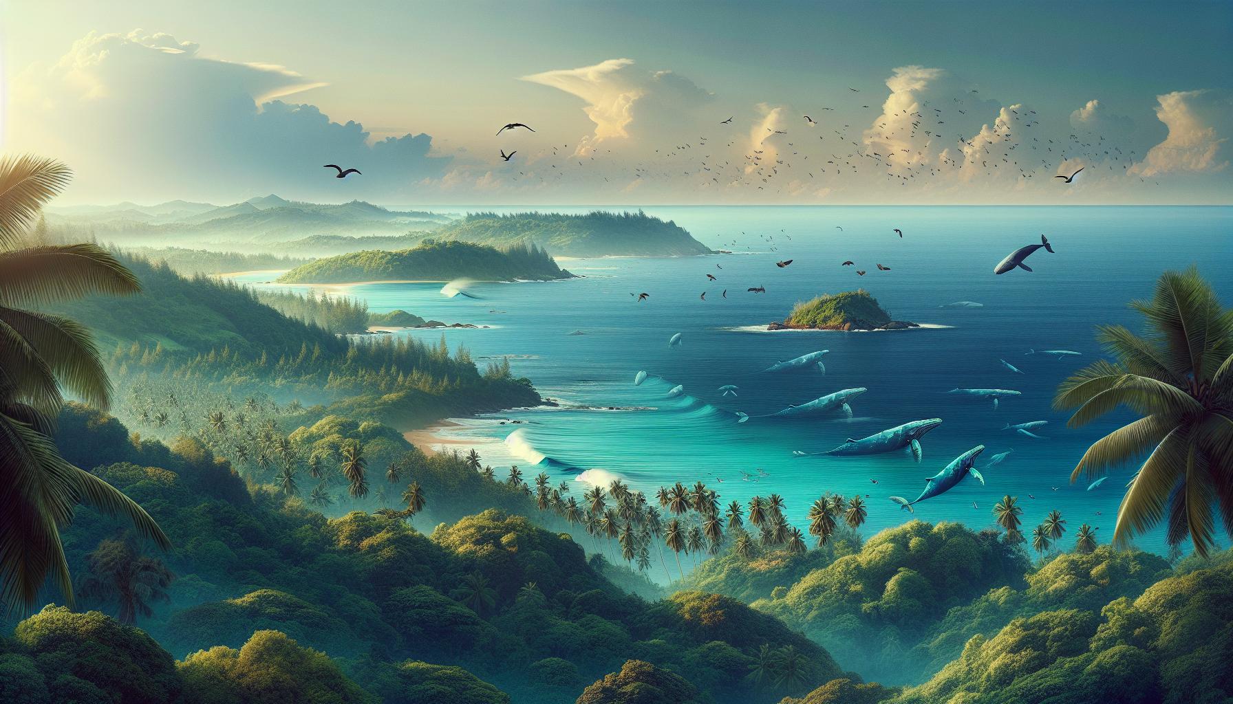 tropical-paradise-with-whales-and-birds