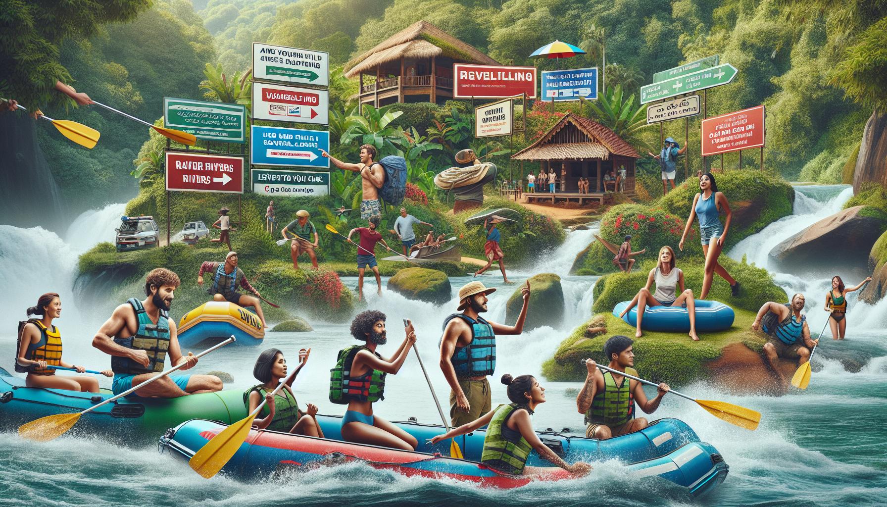 Adventure on the River with Friends and Scenic Views