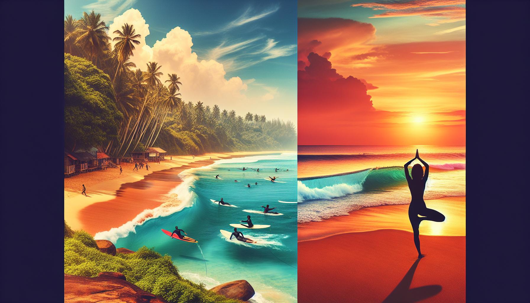 Beach Activities and Sunset Yoga Retreat