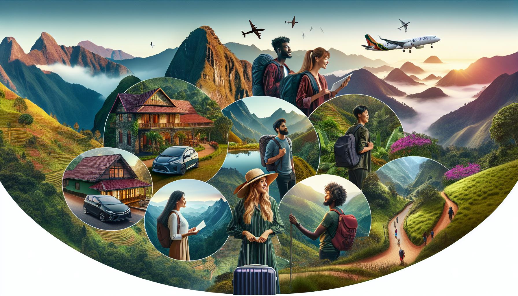 Travel Adventures in Scenic Landscapes with Diverse Travelers
