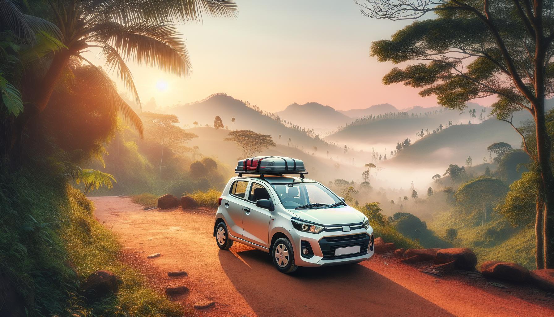 car-in-nature-sunset-background