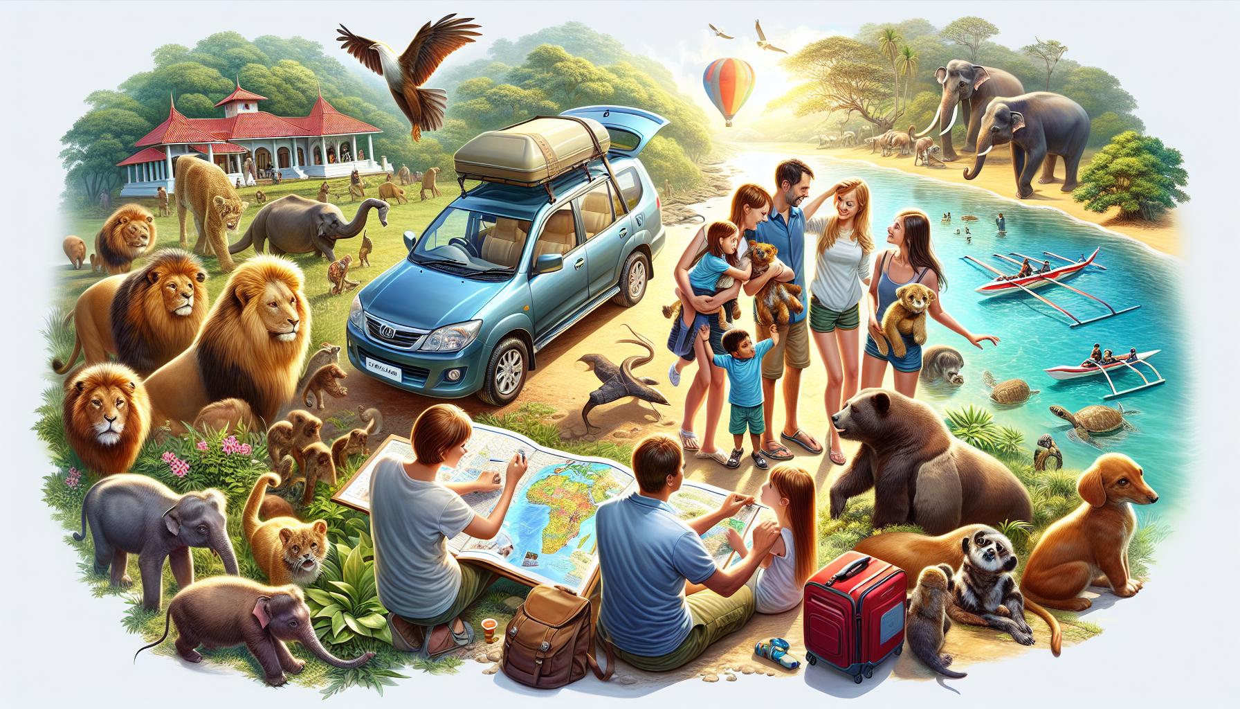 family-adventure-in-nature-with-animals-and-car