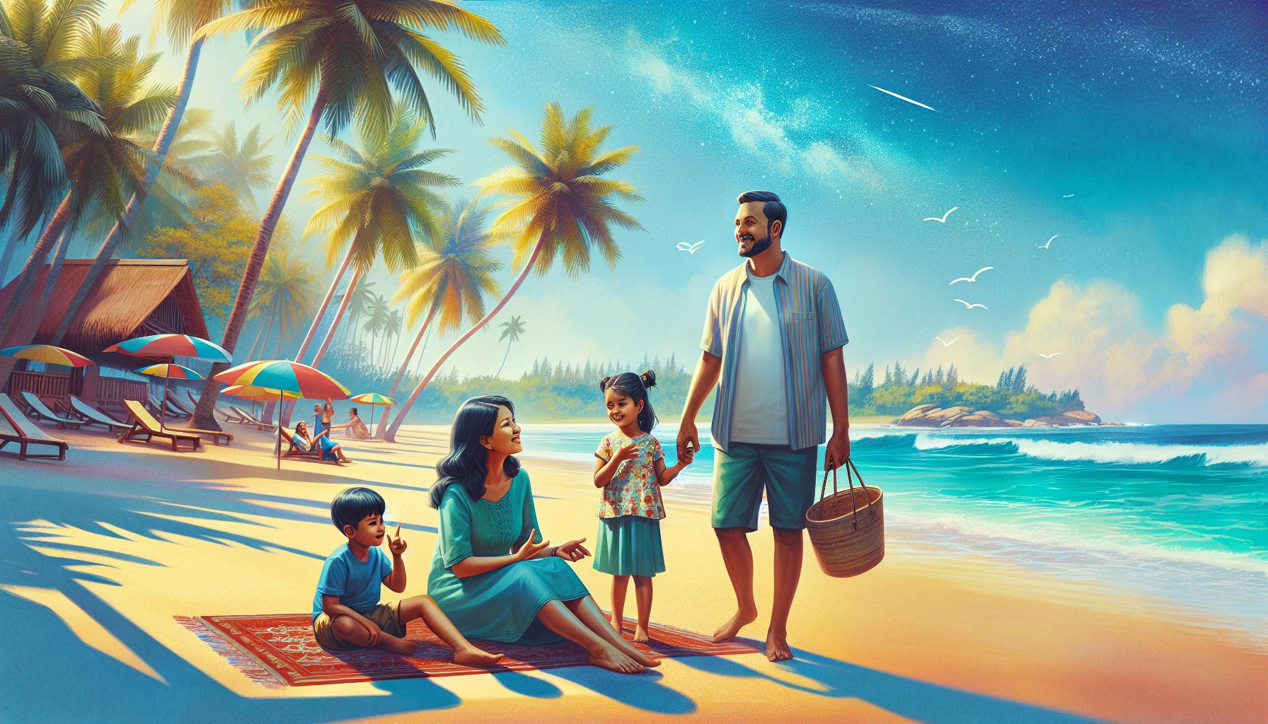 family-enjoying-a-beach-day-with-palms-and-sunshine