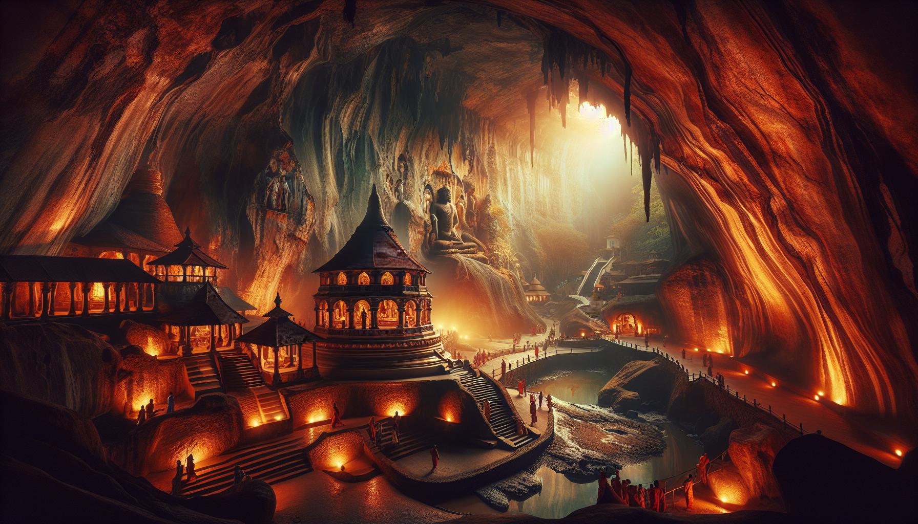 mystical-cave-temple-with-lit-pathways-and-statues