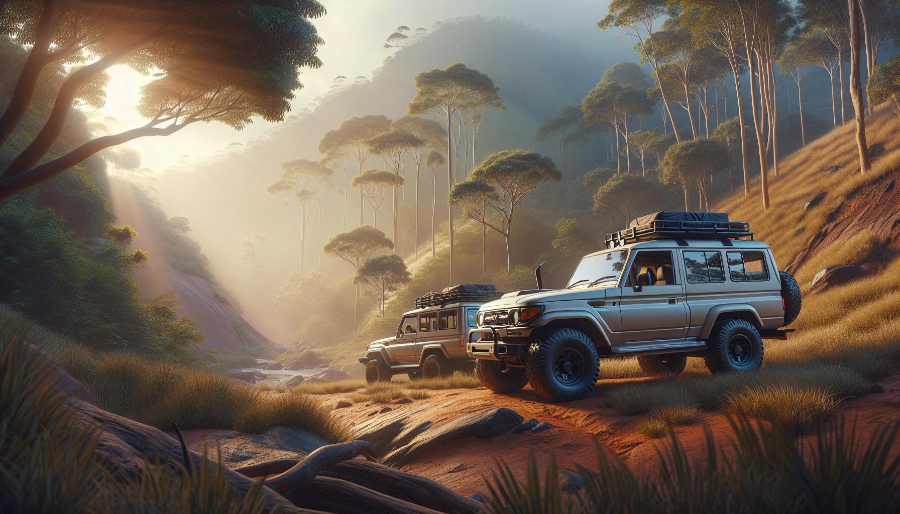 off-road-vehicles-in-misty-forest-landing