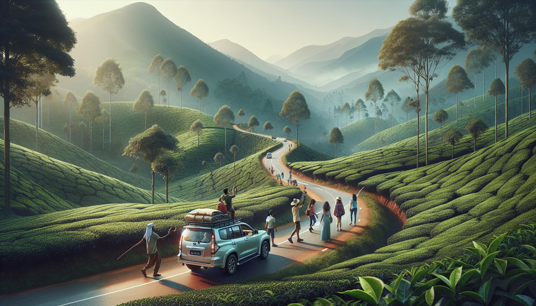 rural-road-through-tea-plantations-with-people-and-vehicle