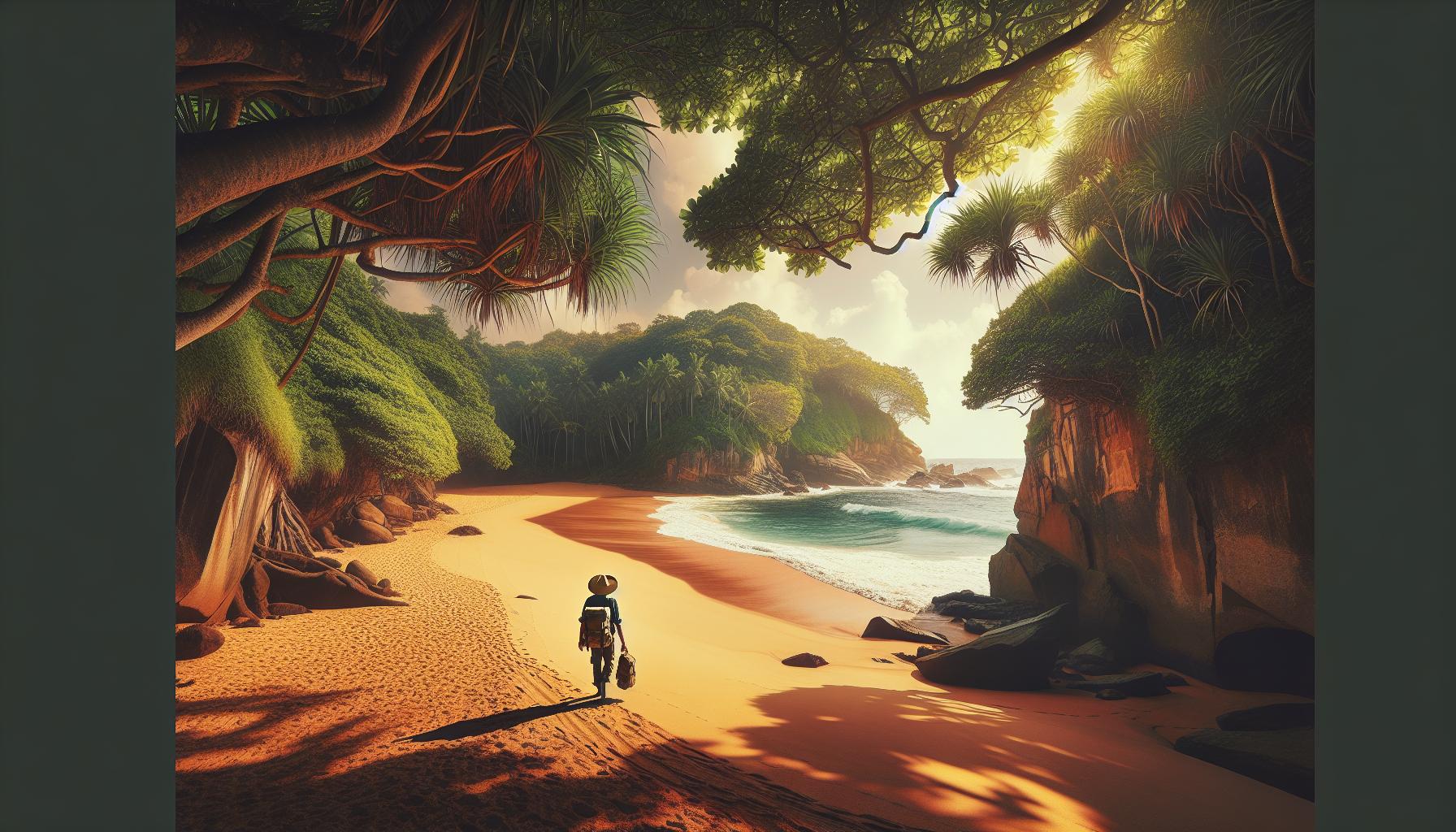 serene-beach-scene-with-person-walking-into-nature