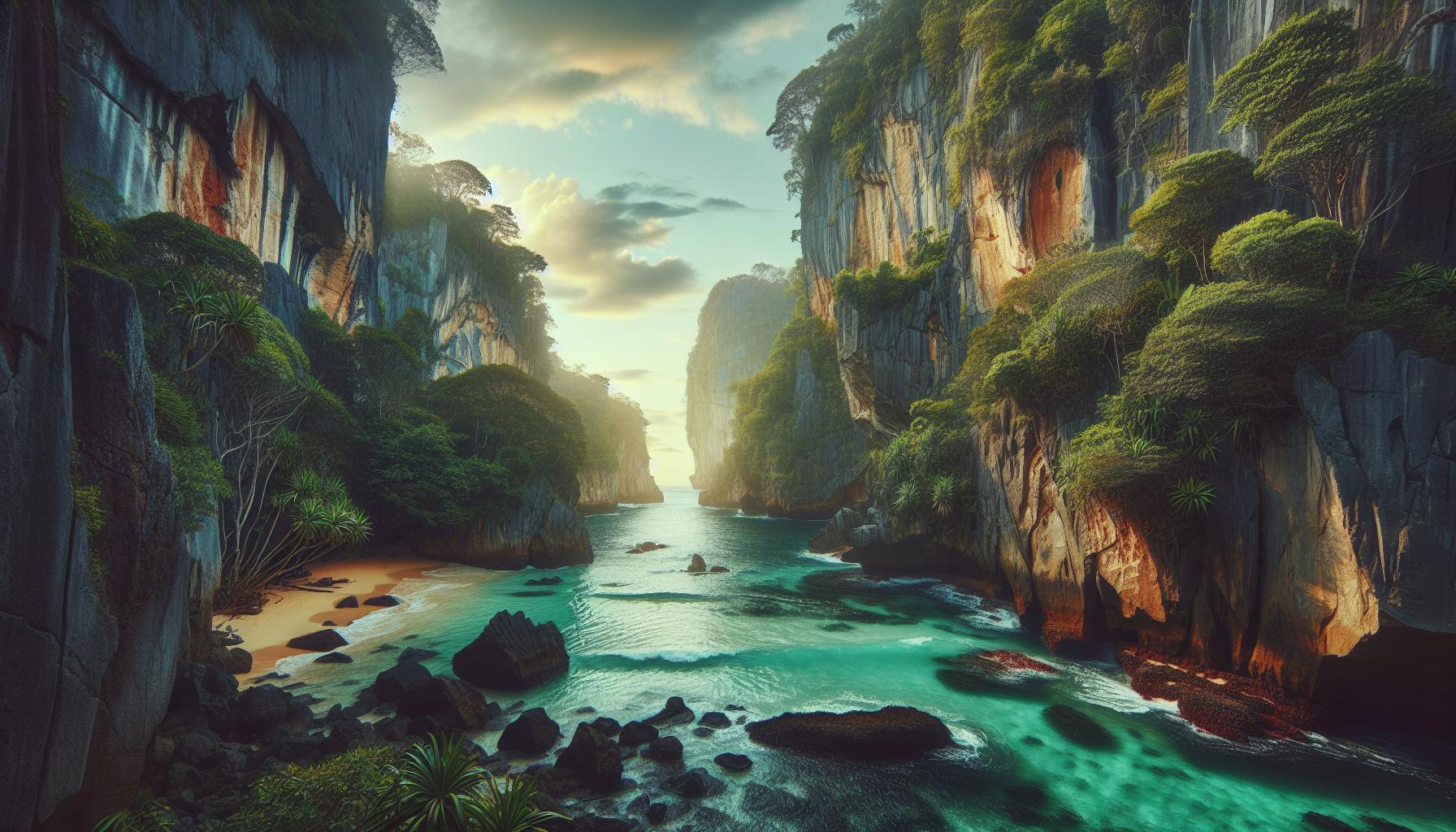 tropical-coastal-landscape-with-cliffs-and-clear-water