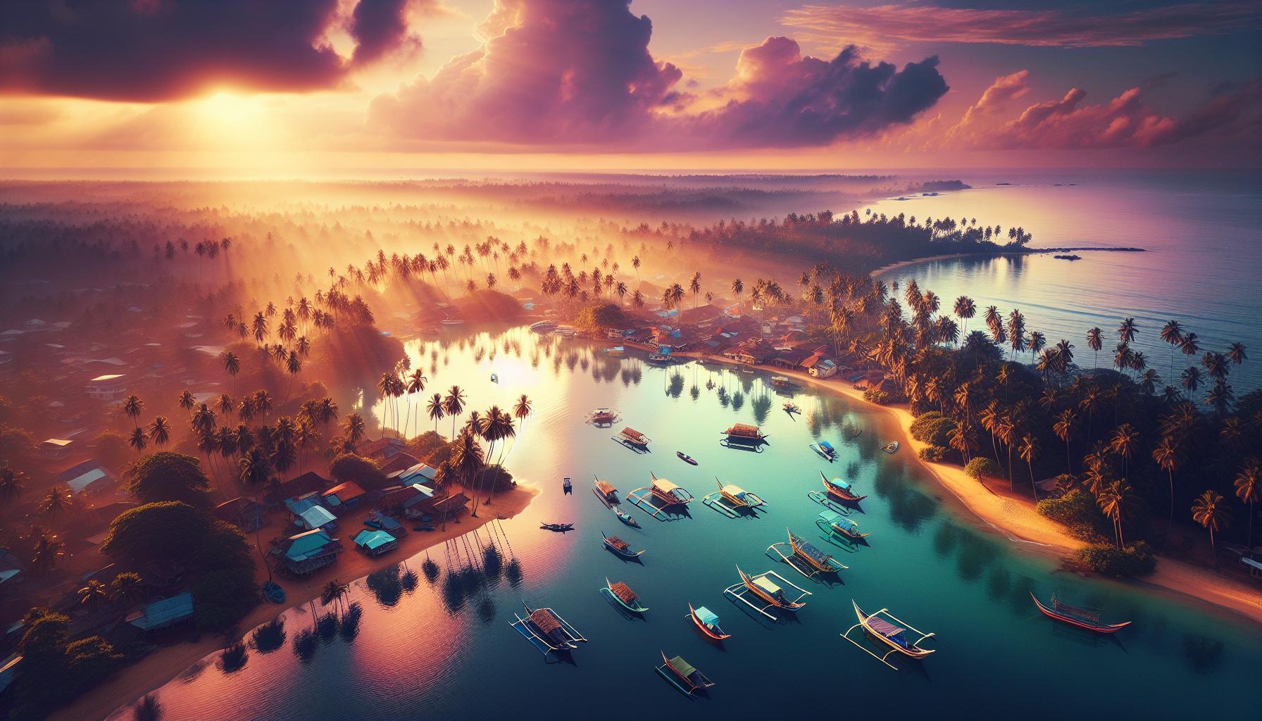 tropical-coastal-scene-with-boats-at-sunset