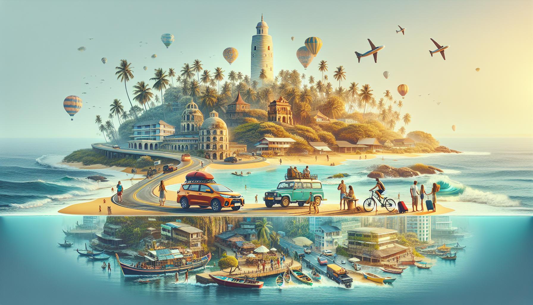 tropical-island-scenery-with-vehicles-and-activities