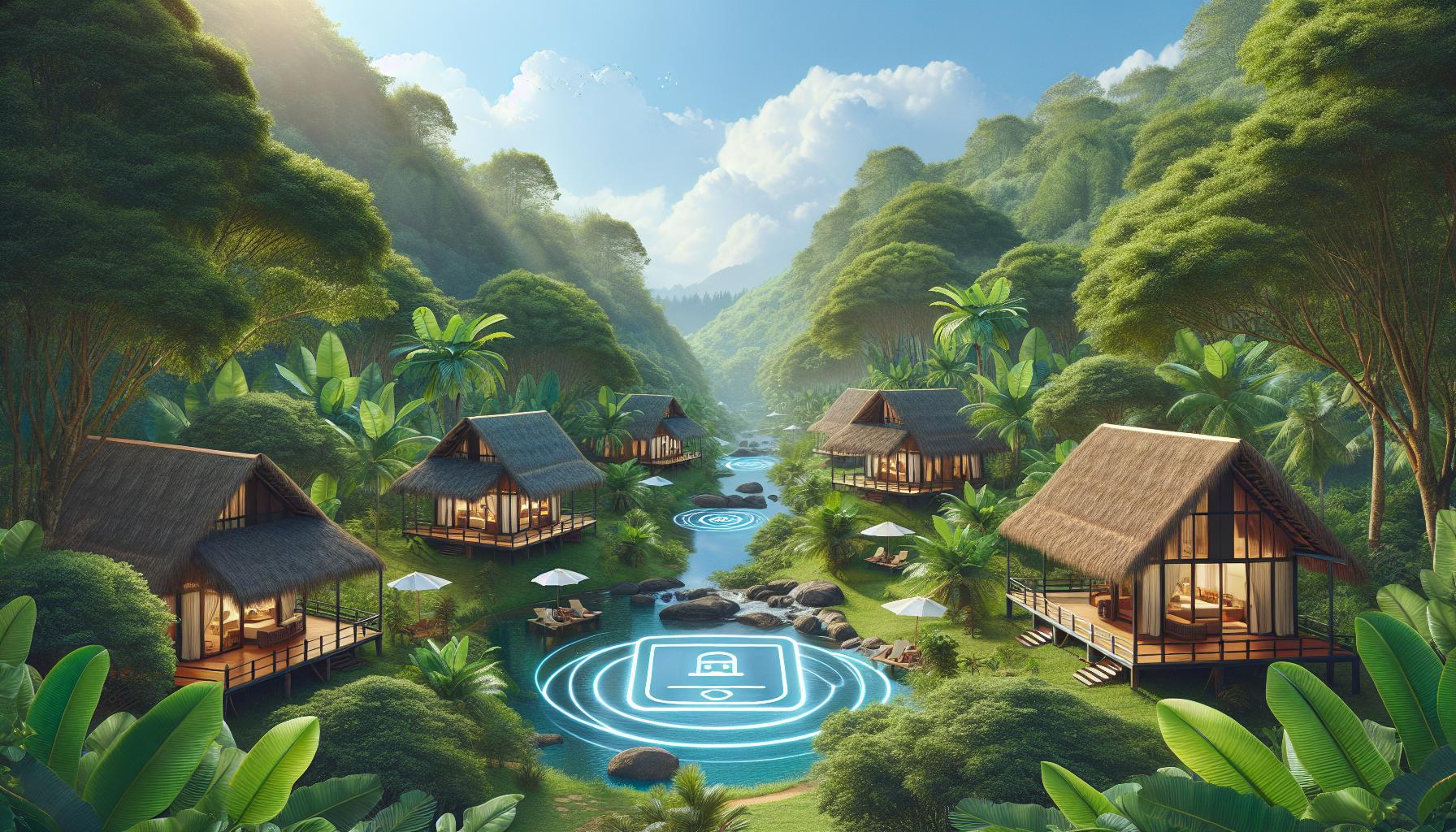 tropical-river-resort-with-luxury-cabins-in-a-lush-green-forest