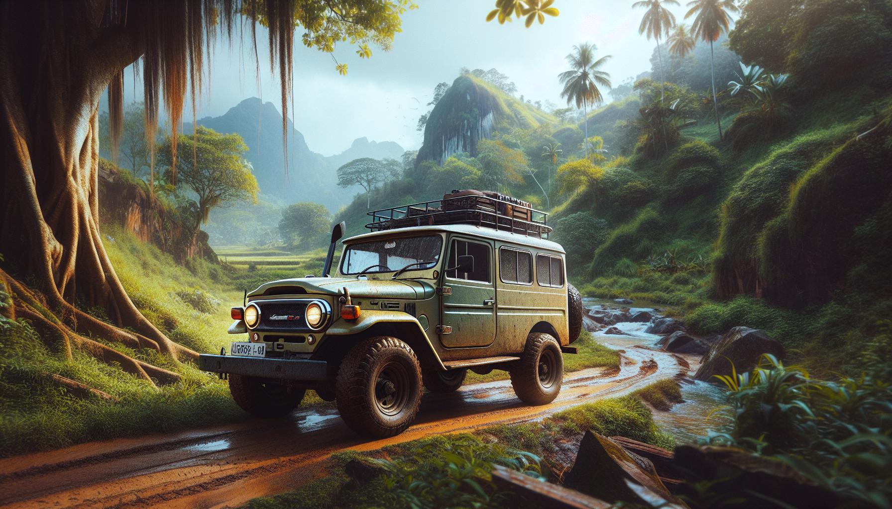 vintage-off-road-vehicle-in-lush-jungle-landscape