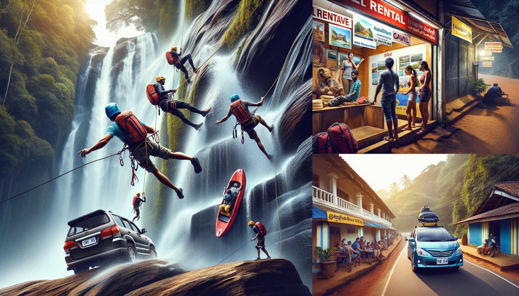 Adventure Activities and Scenic Tourism in a Tropical Landscape