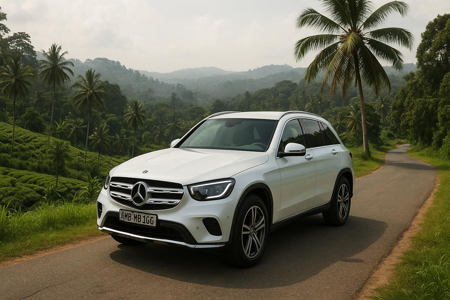 Mercedes-Benz GLC in Tropical Landscape