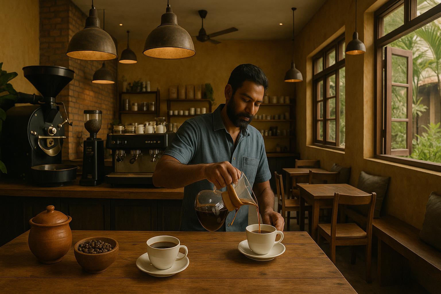 barista-pouring-coffee-in-cozy-cafe-ambiance