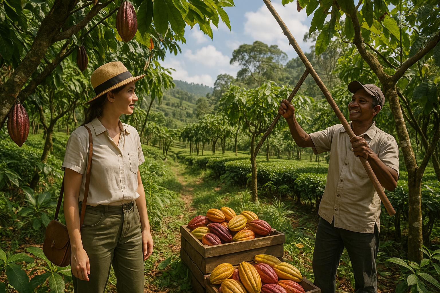 cacao-farm-tour-guide-with-fruits-in-the-background