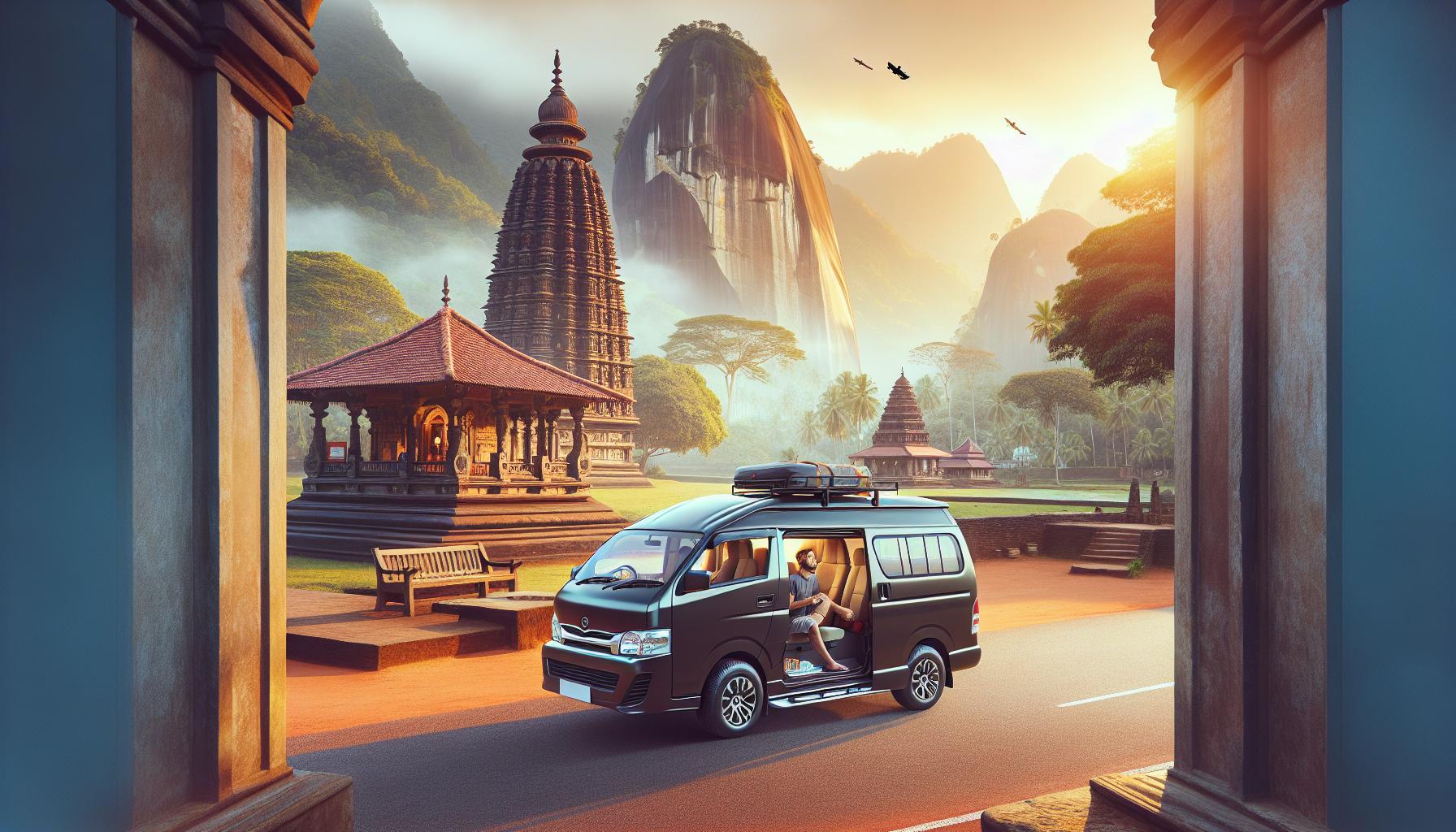 scenic-landscape-with-vintage-van-and-historical-temples