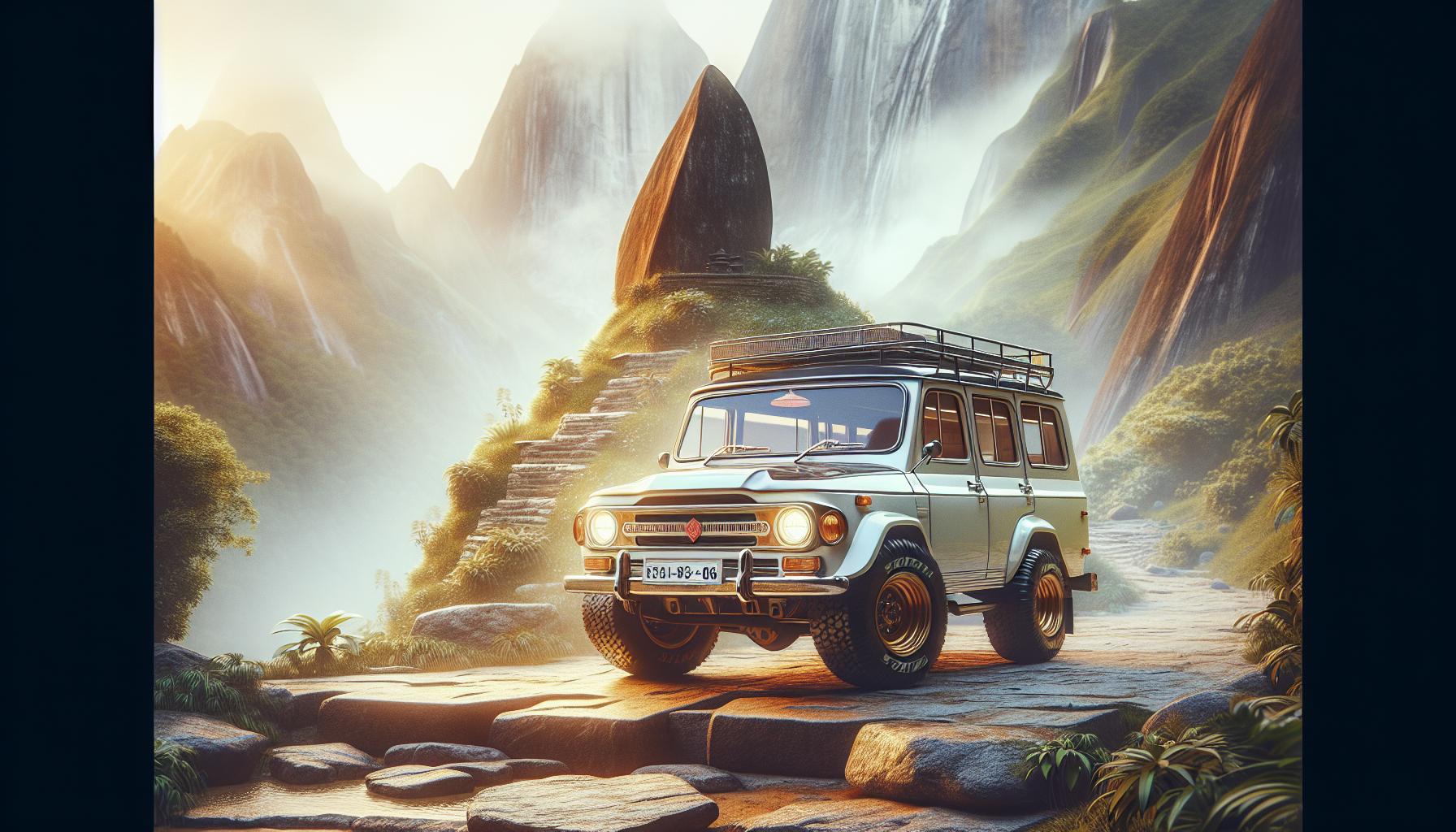 vintage-offroad-vehicle-in-mountain-landscape