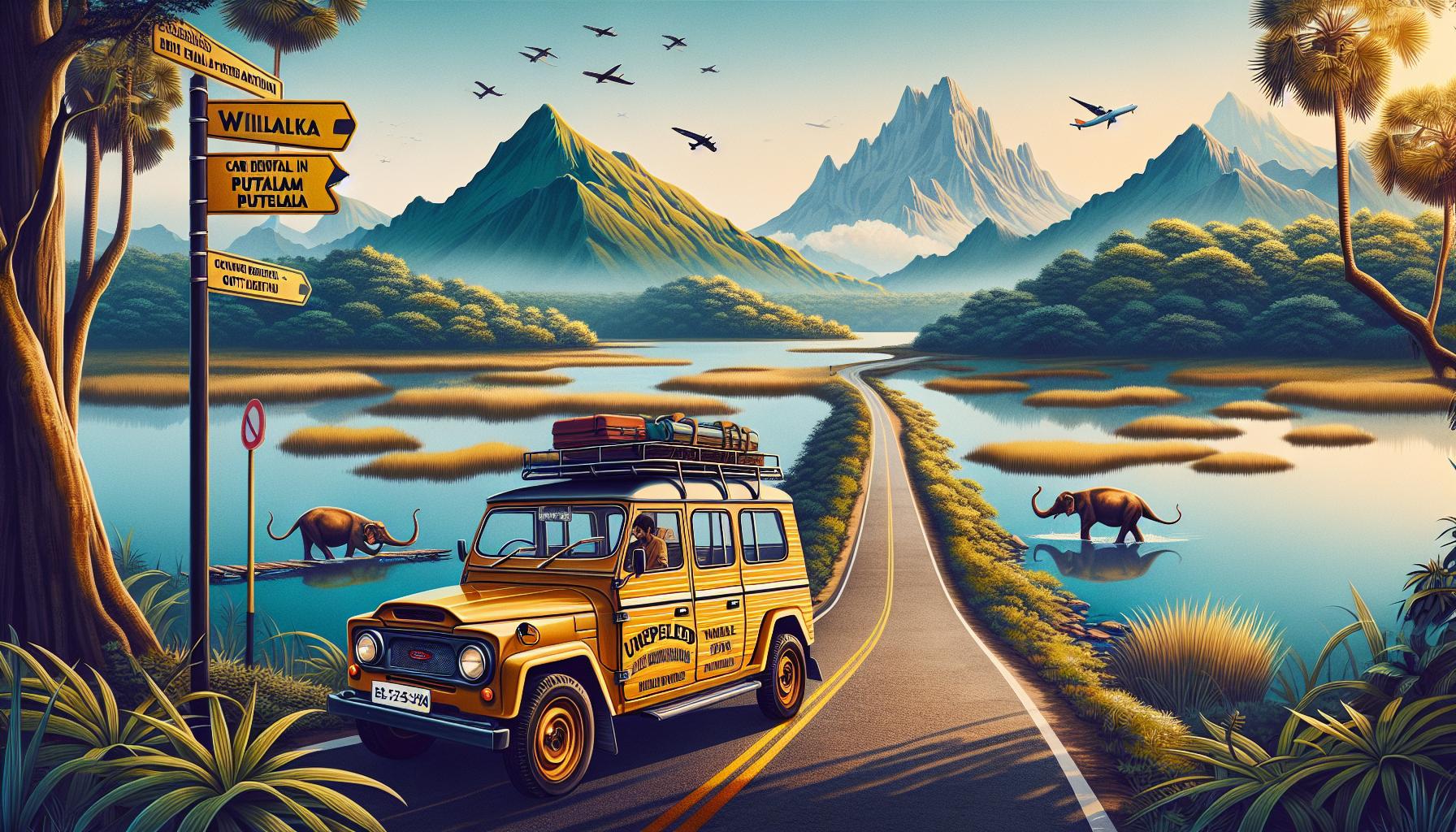 vintage-safari-van-scenic-landscape-elephants-road-signs