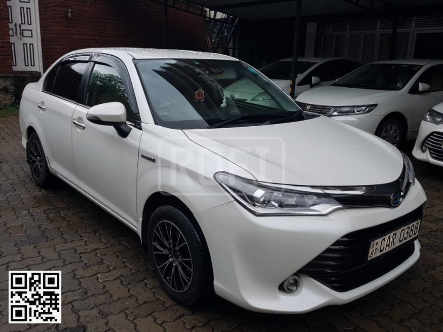 Toyota Axio Hybrid for rent in Tangalla