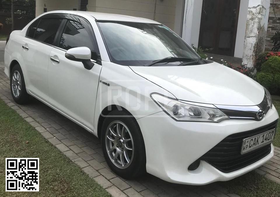 Toyota Axio for rent in Maharagama