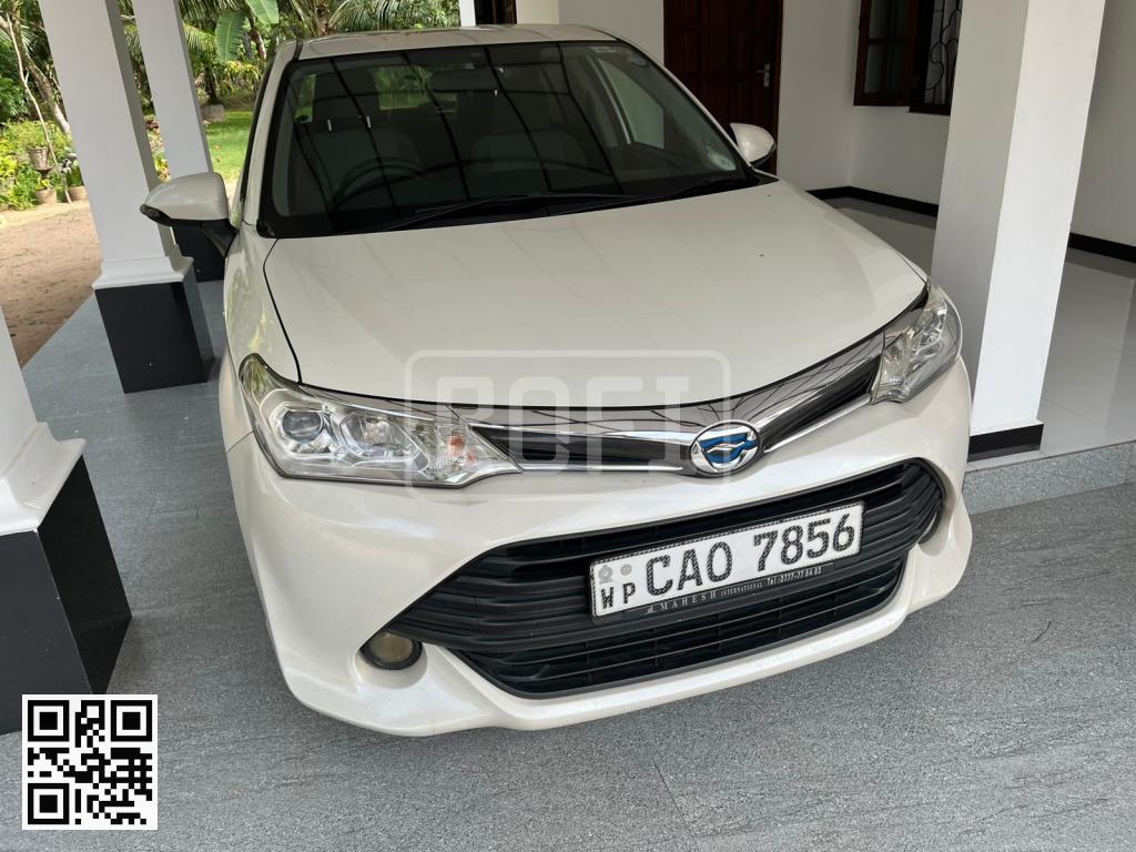 Toyota Axio for rent in Negombo